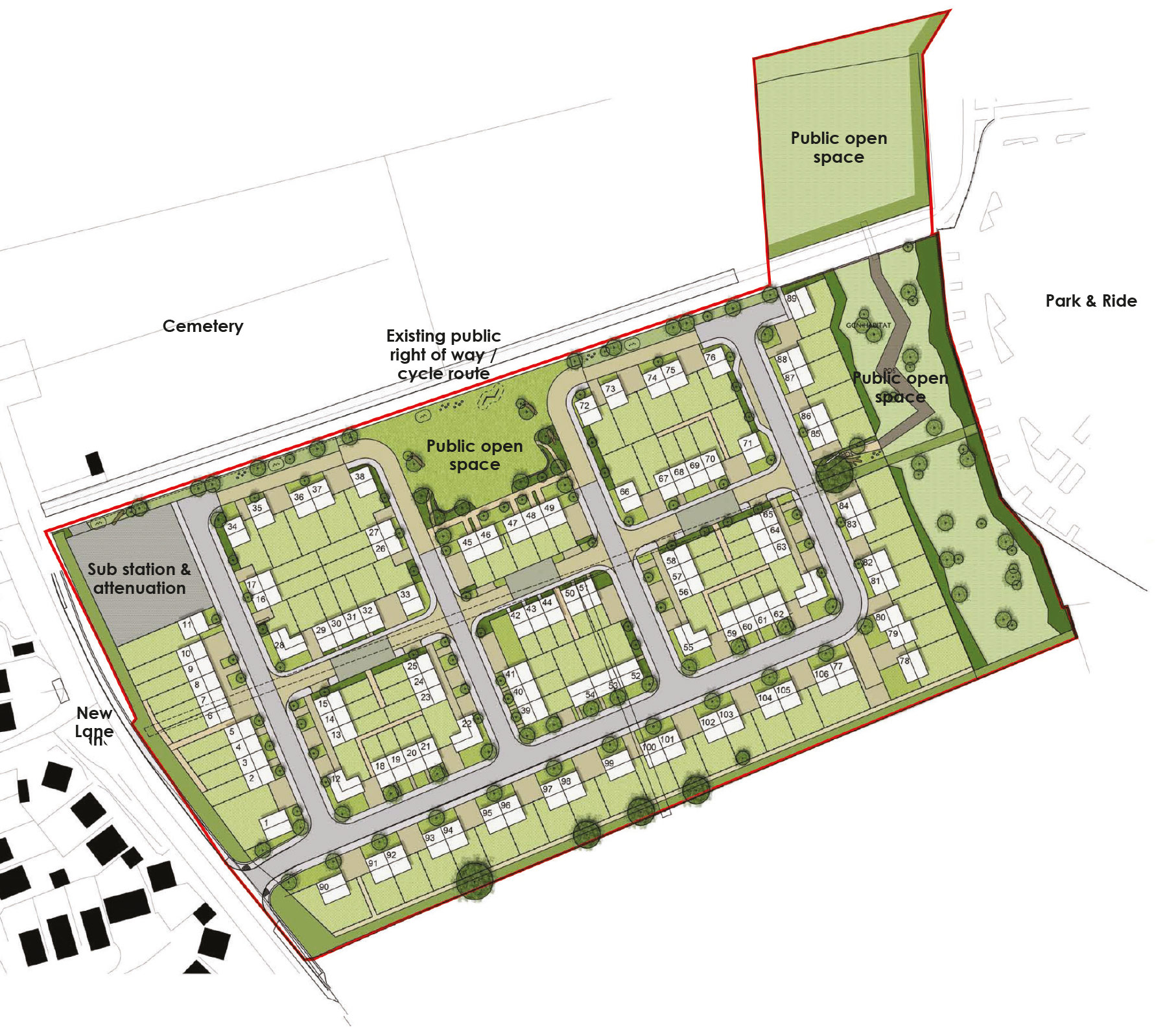 Proposed masterplan